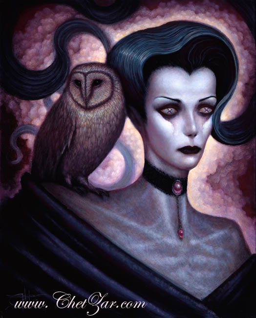 Lilith And Her Owl Familiar